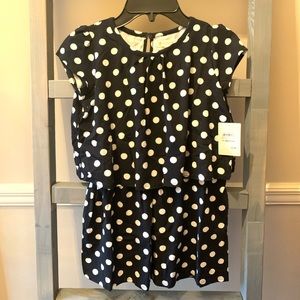 NWT Girls Polka Dot Romper